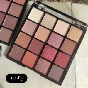 پالت سایه چشم ۱۶ رنگ لورا بیوتی شماره 01